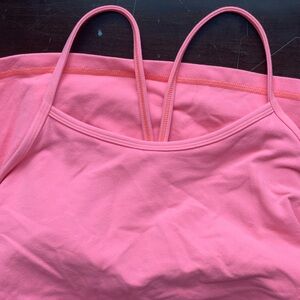 LuluLemon Pink Spaghetti Strap Top